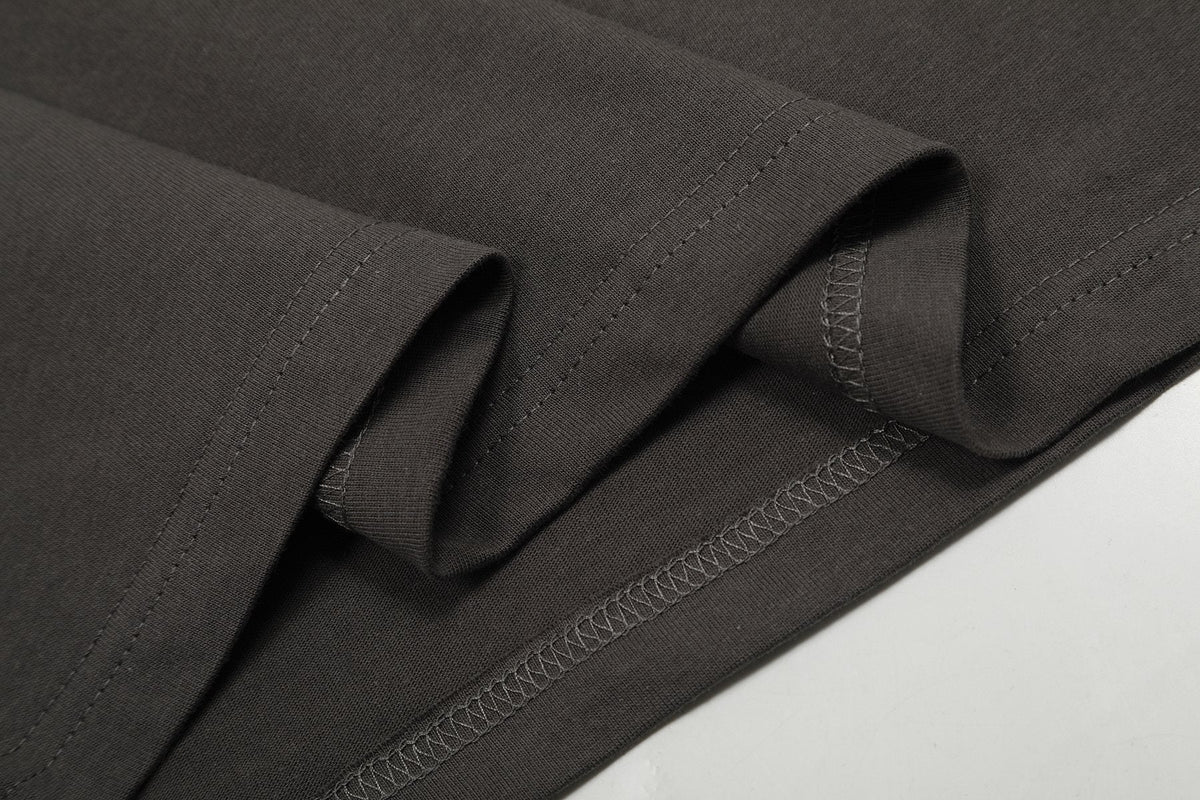 Sp5der Charcoal Front Graphic T-Shirt — detail