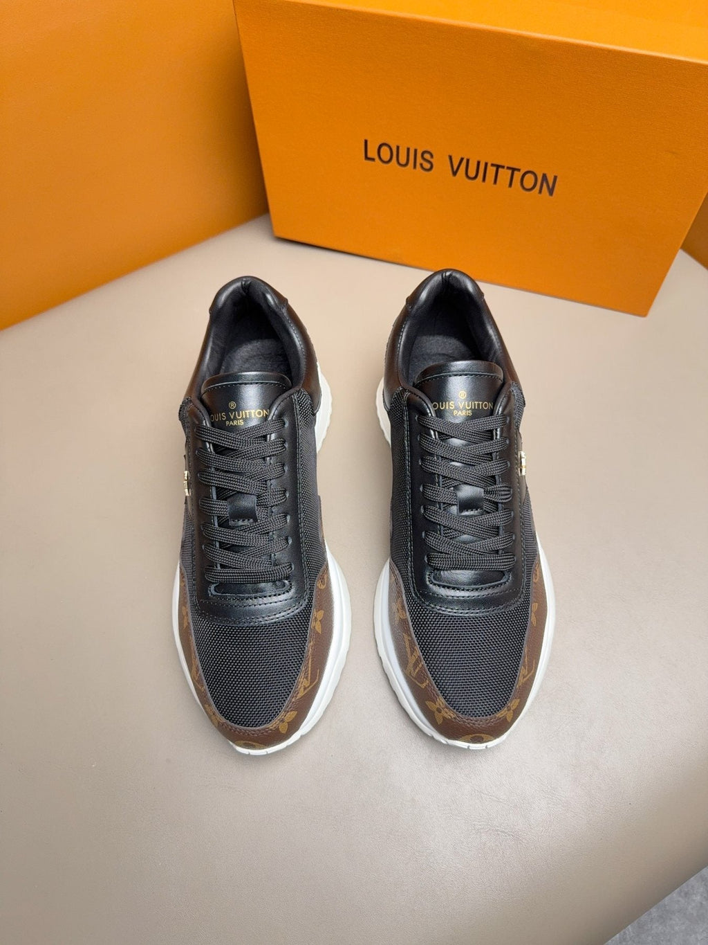 Louis Vuitton Patterned Low-Top Sneakers — side